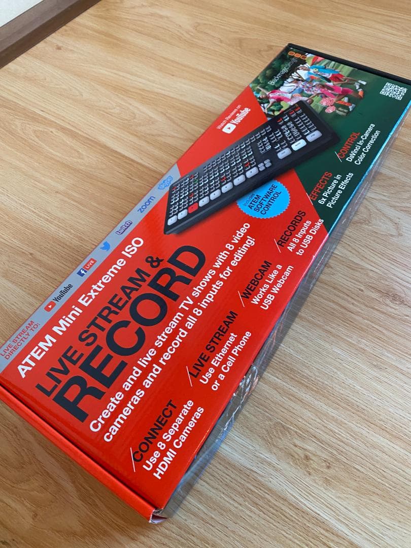 【美品】ATEM Mini Extreme ISO ブラックマジックデザイン