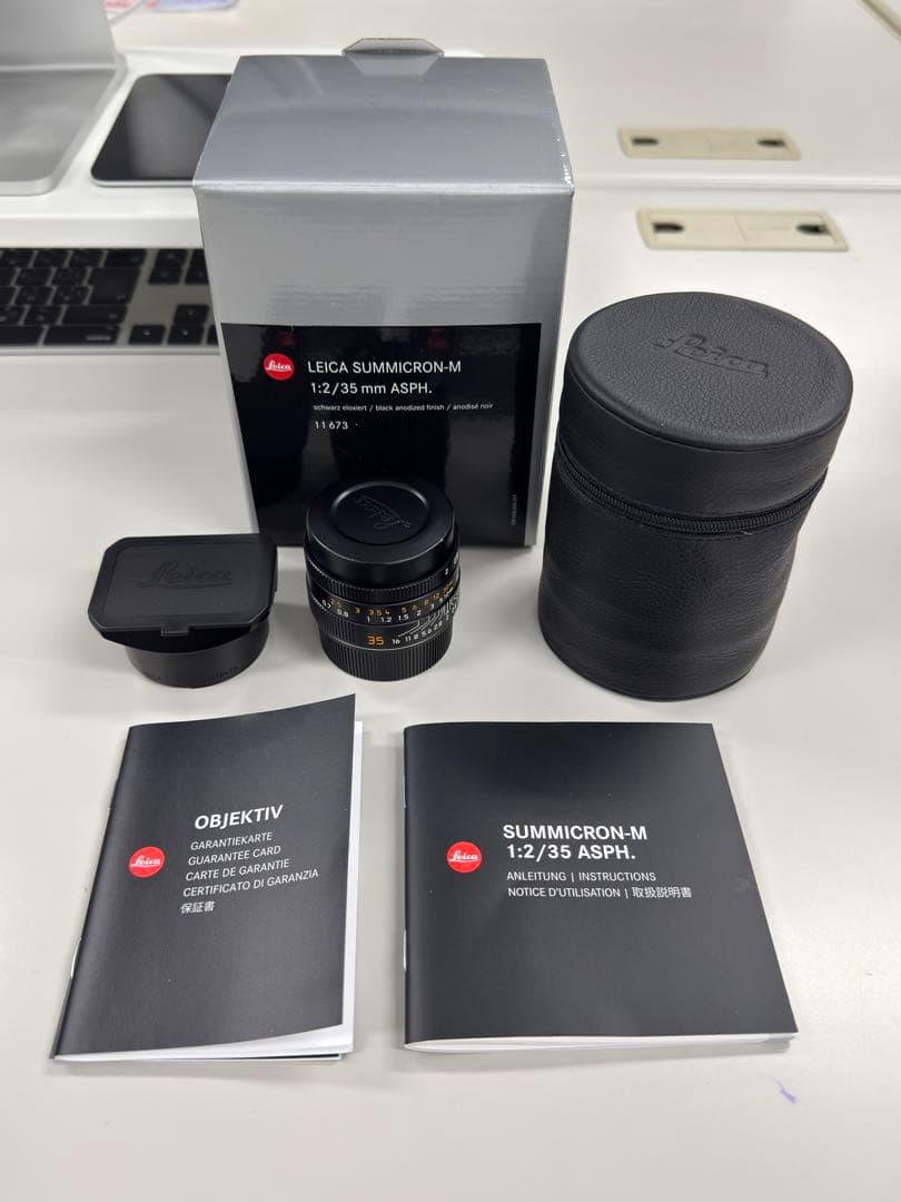 【美品】Leica ズミクロン M35mm F2.0 ブラック (11673)