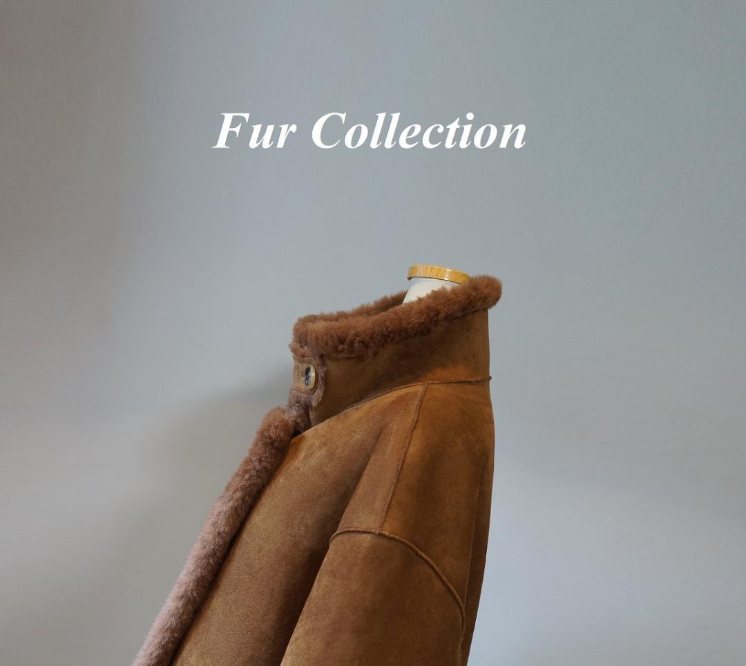 英国調☆ダブルボタン2WAY コートリバーシブル寒さ対策ボアコートムートンコート