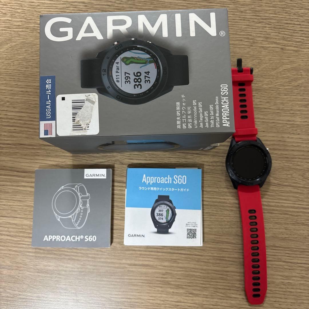 美品 GARMIN APPROACH S60 ゴルフ時計