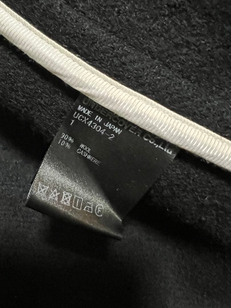 UNDERCOVER 19AW ダッフルコート バラ刺繍 バックデザイン