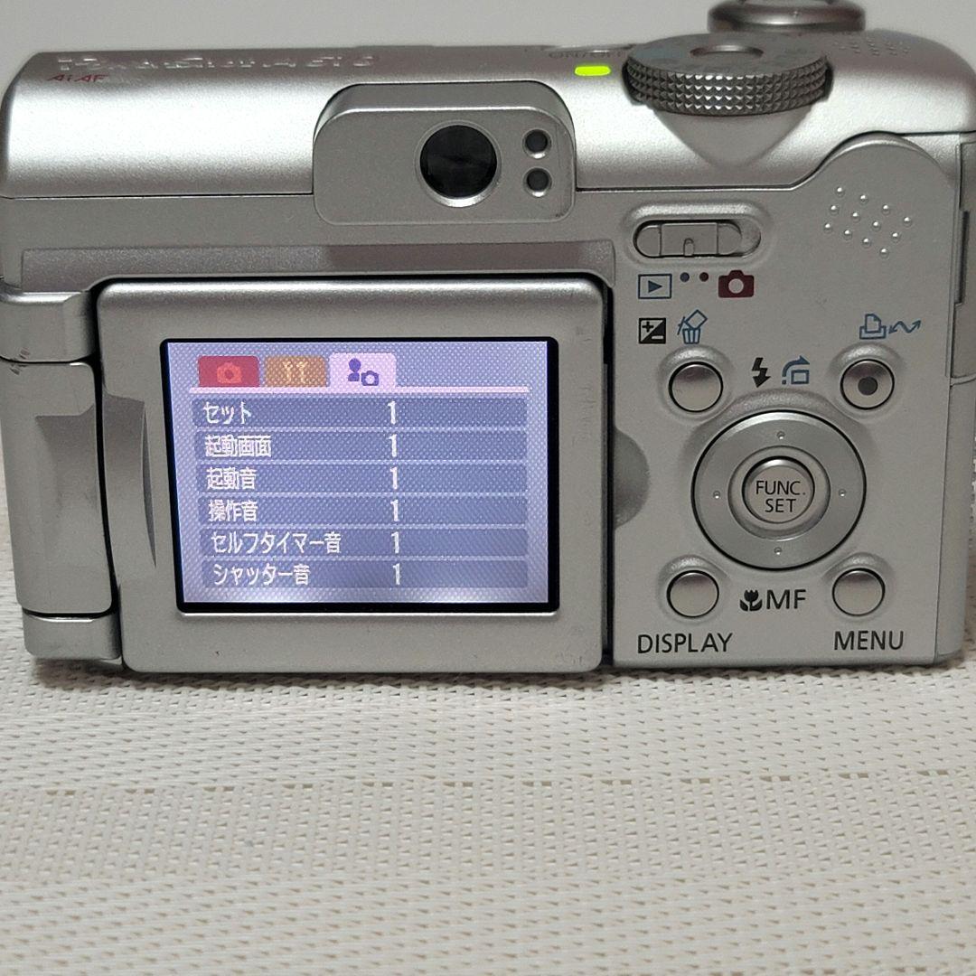 Canon キャノン PowerShot A610 シルバー デジカメ　電池付き