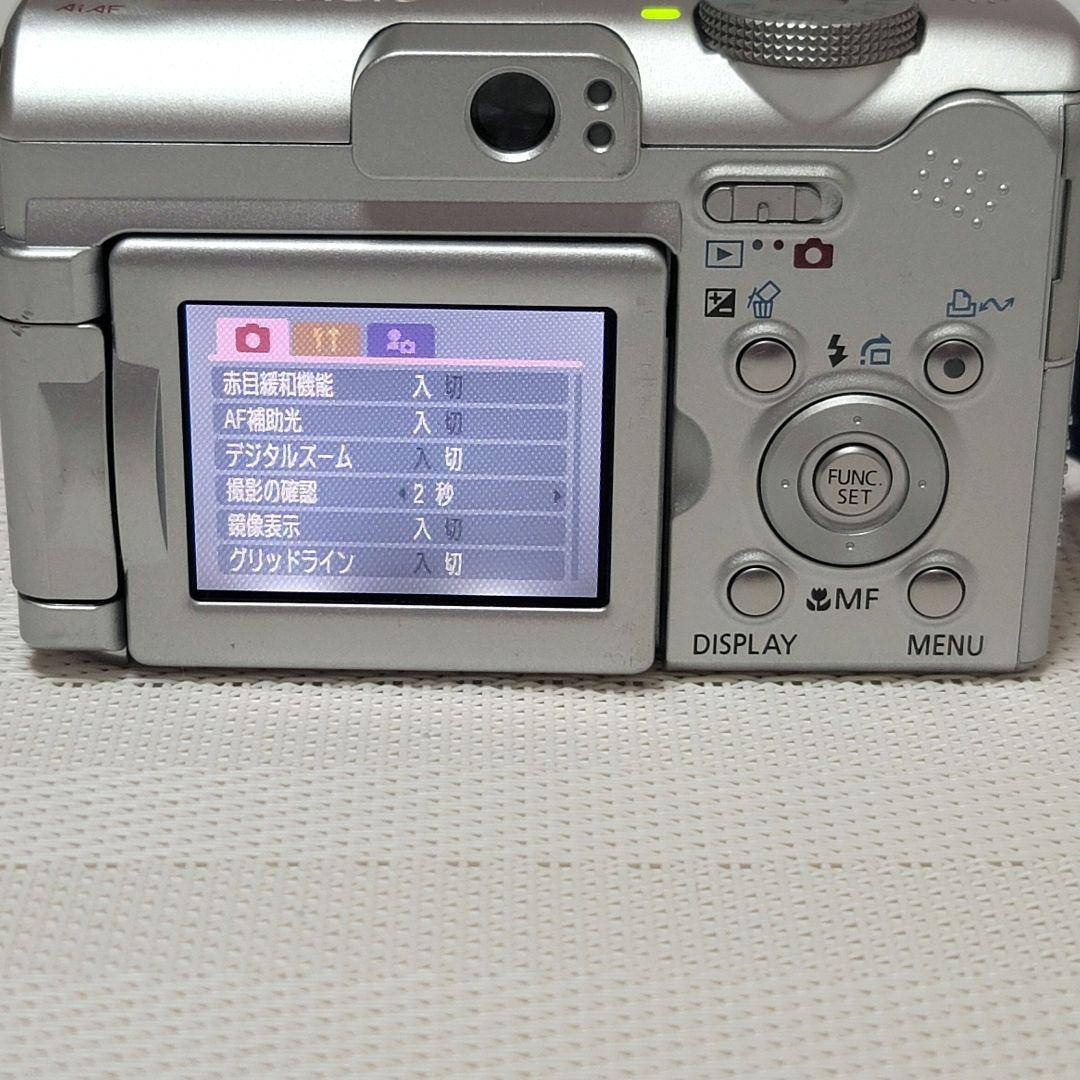 Canon キャノン PowerShot A610 シルバー デジカメ　電池付き