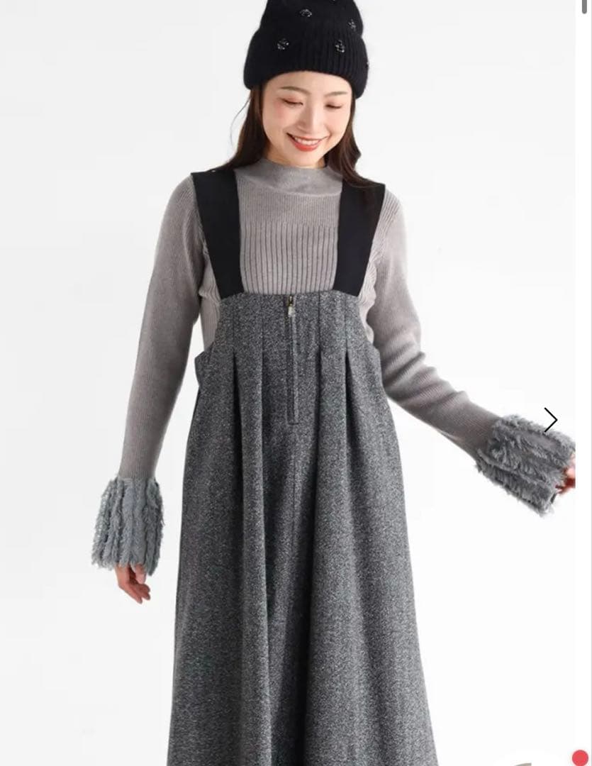 SCOTCLUB購入⭐︎Vin ヘリンボーンツイードジャンパースカート