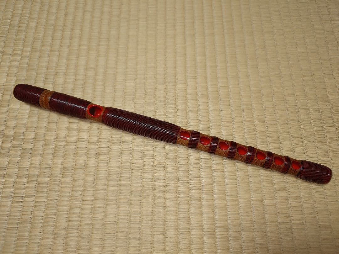 特選 朱樺巻 龍笛（高級）