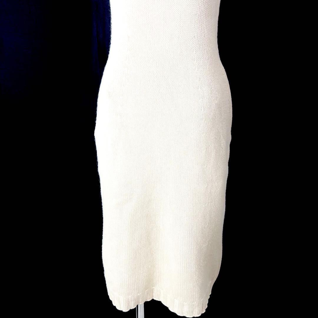 『美品』FOXEY フォクシー カシミヤ100% ノースリーブ　ワンピース 38