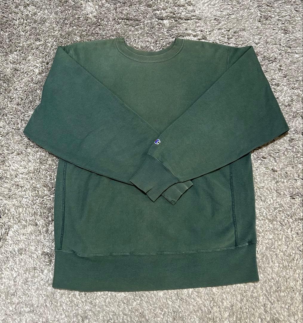 90’s刺繍タグ目なしチャンピオン Championリバースウィーブ サイズL