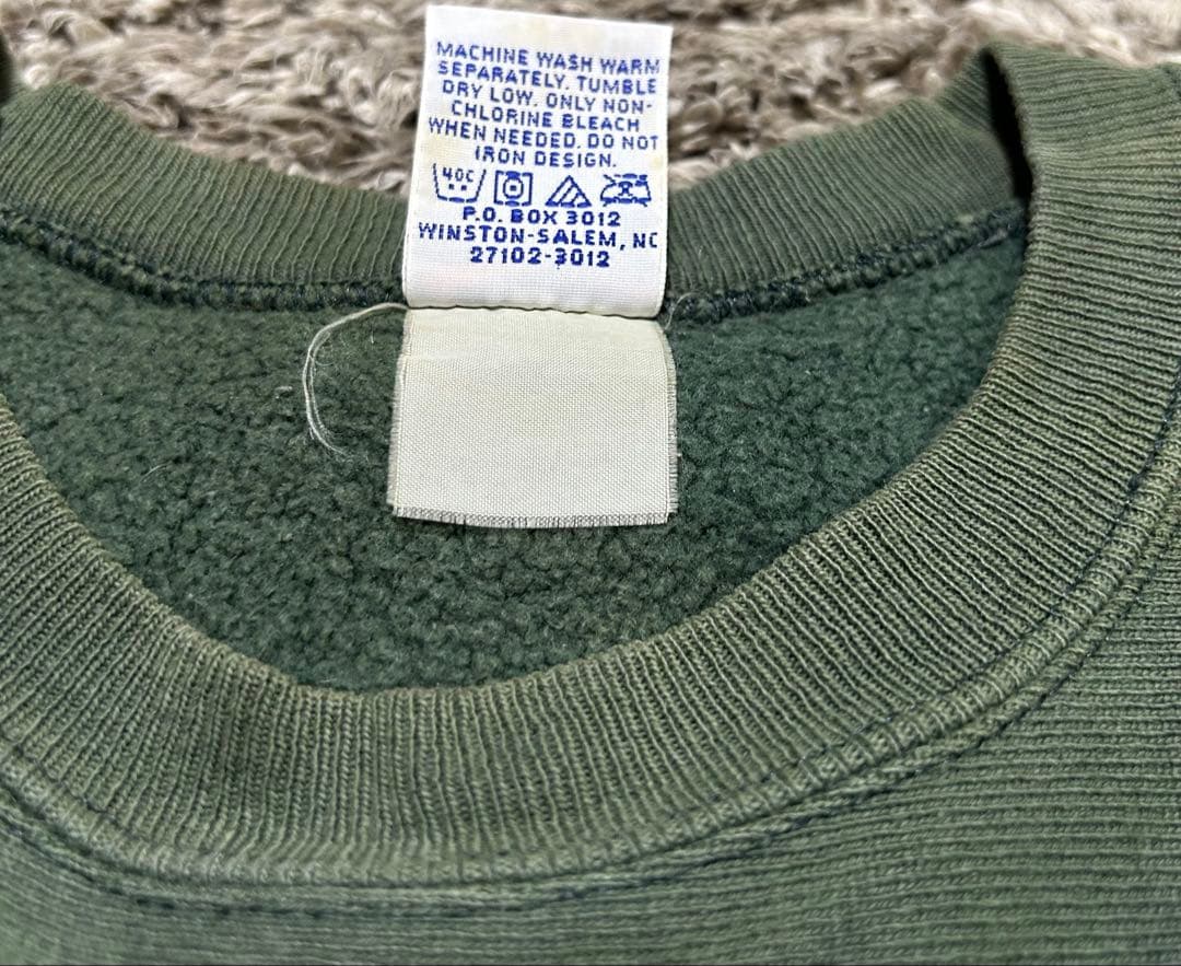 90’s刺繍タグ目なしチャンピオン Championリバースウィーブ サイズL