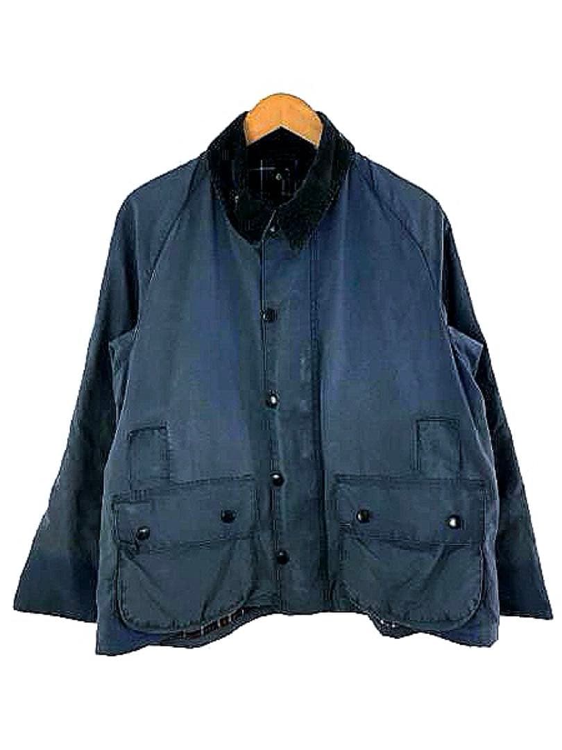 公式リメイク【Barbour】ビューフォートネイビー 短丈トランスポート