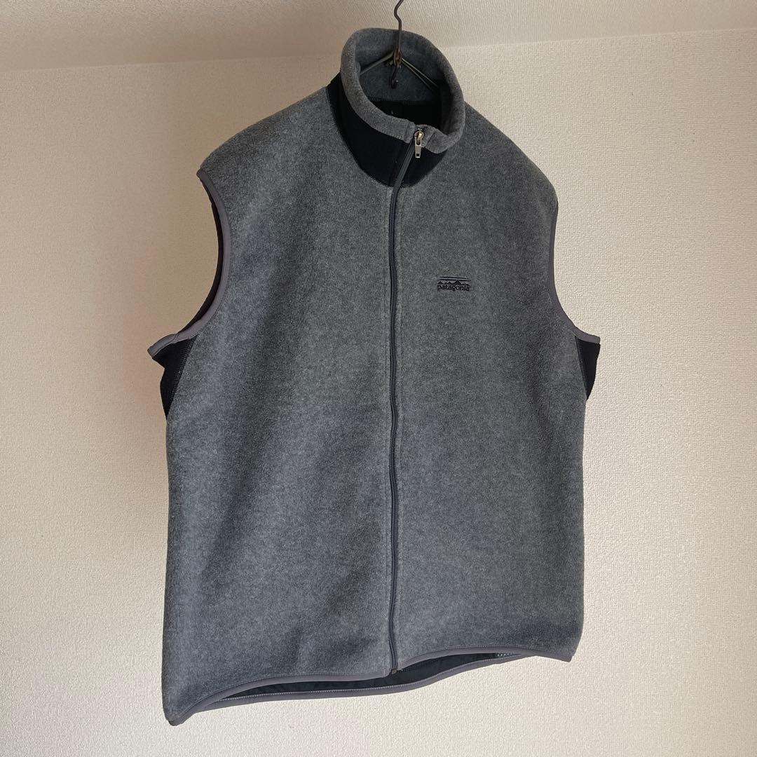 じーこ 　00's パタゴニア　USA製　グレー×ブラック　L