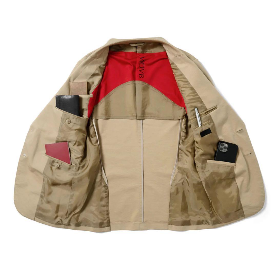 新品‼️MOVB Duplex Cotton シングル２Bジャケット ベージュ