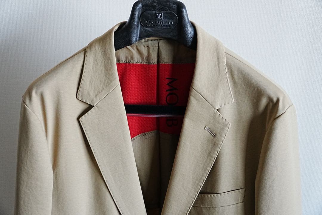 新品‼️MOVB Duplex Cotton シングル２Bジャケット ベージュ