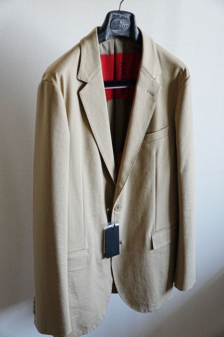 新品‼️MOVB Duplex Cotton シングル２Bジャケット ベージュ