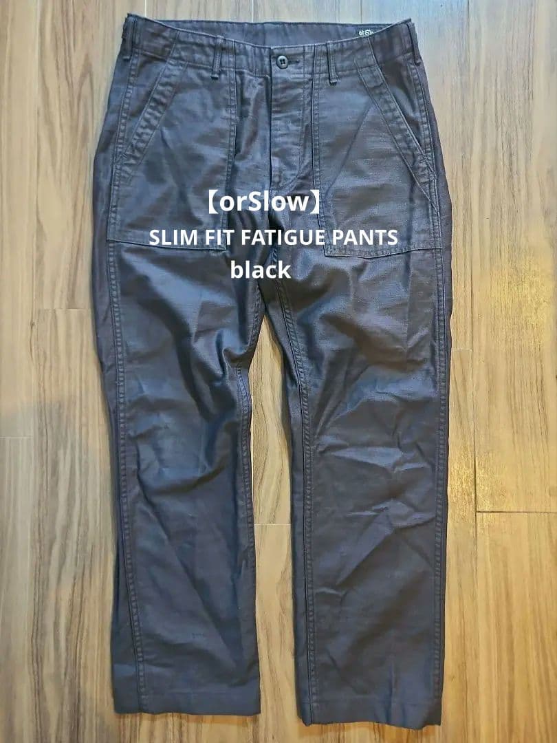 【orSlow】 SLIM FIT FATIGUE PANT size2(M)