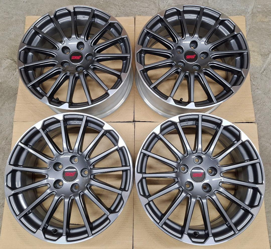 【新車外し】スバル レヴォーグ STIスポーツ 純正 ホイール 4本 7.5J