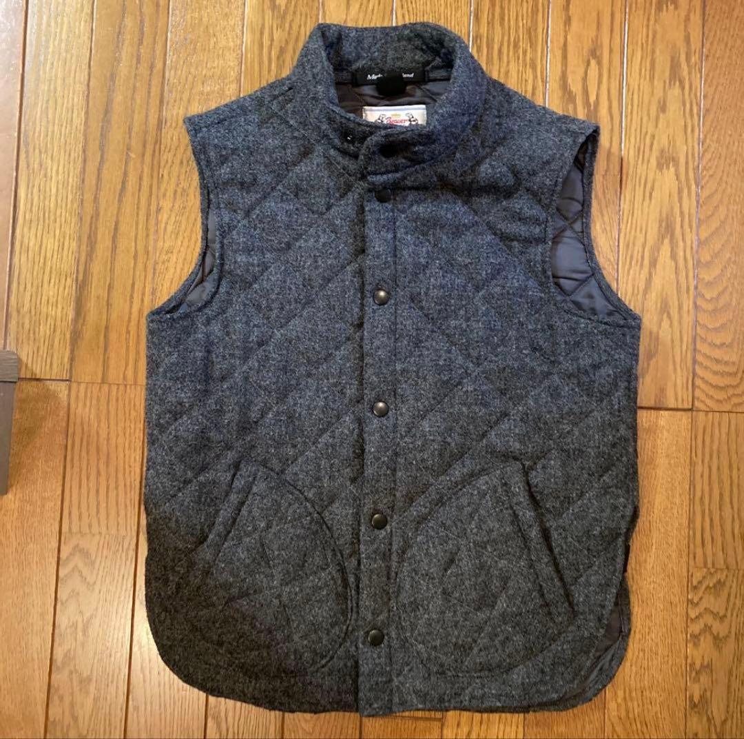 BEAVER キルティングベスト 英国製　サイズ34(S相当)