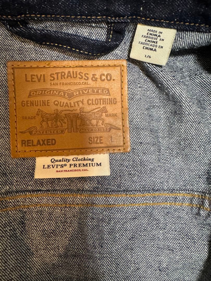 LEVI’Sプレミアム セットアップ ヘンプ混 大戦復刻モデル big E