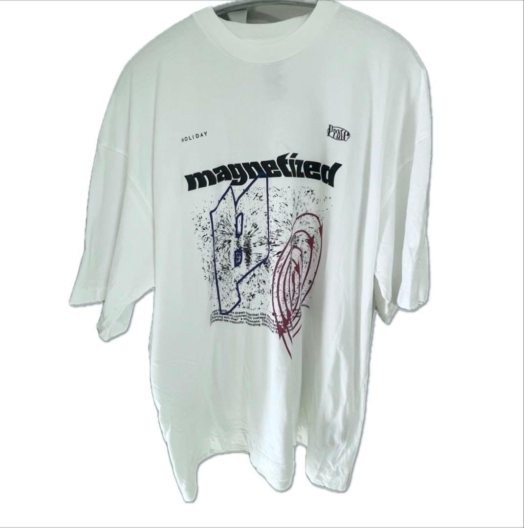【holiday×peate】Tシャツ　ホワイト　※11日までお値下げ中