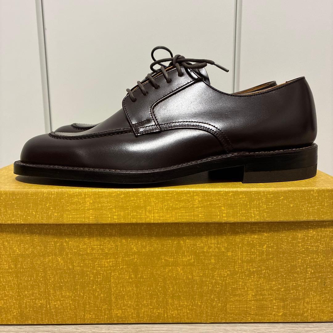 【新品未使用】REGAL リーガル 外羽根 Uチップ ダークブラウン25cmEE