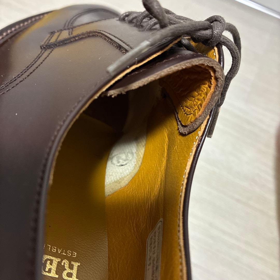 【新品未使用】REGAL リーガル 外羽根 Uチップ ダークブラウン25cmEE