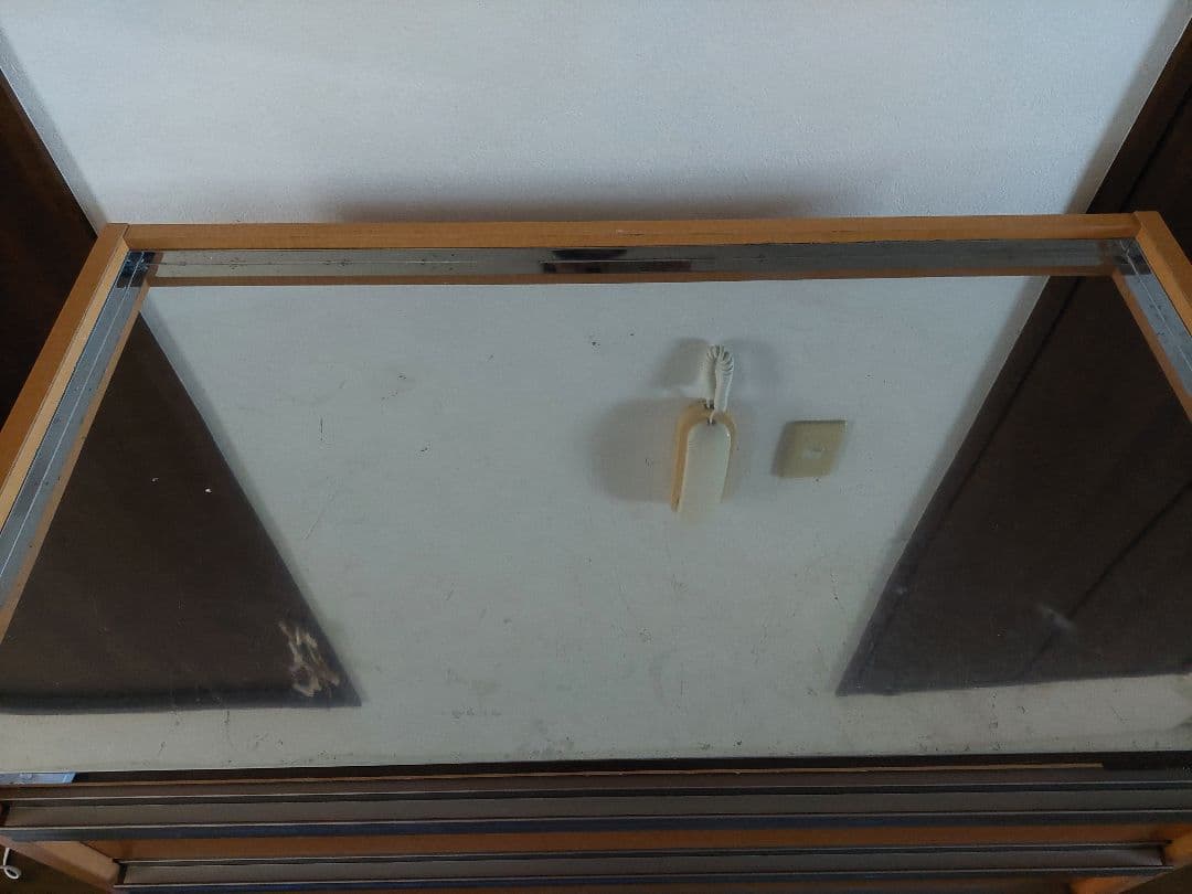 木製キッチンカウンター 3段引き出し付き