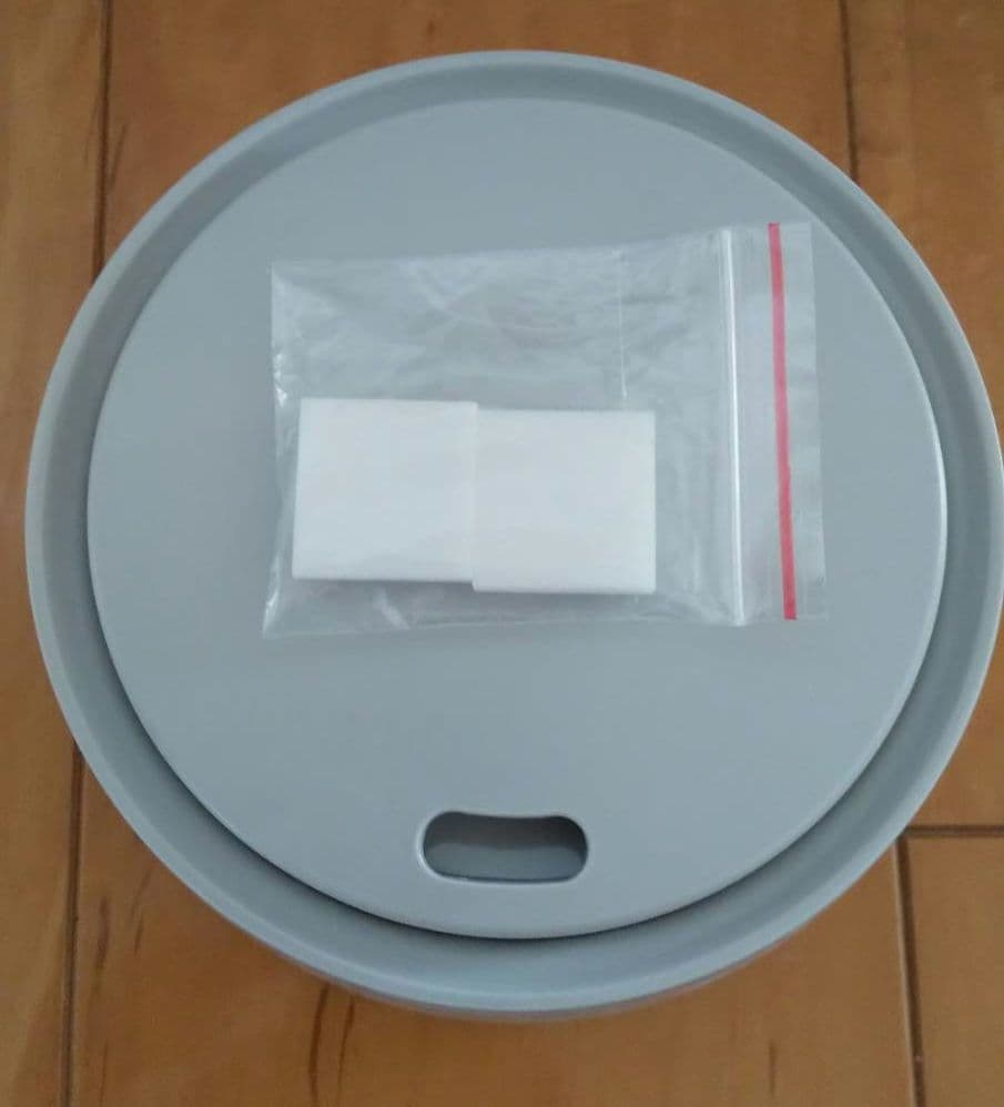 【ほぼ未使用】シレーヌ 上部給水型 超音波式2WAY加湿器 グレー