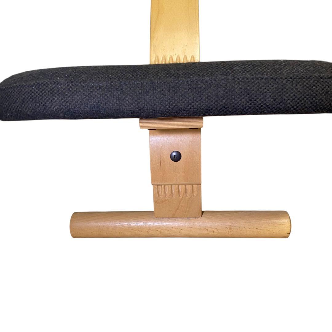 美品★バランスイージー 通常フレーム バランスチェア リボ社 腰痛対策 椅子