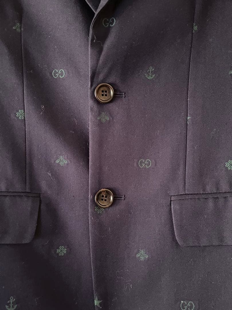 GUCCIネイビー ブレザー