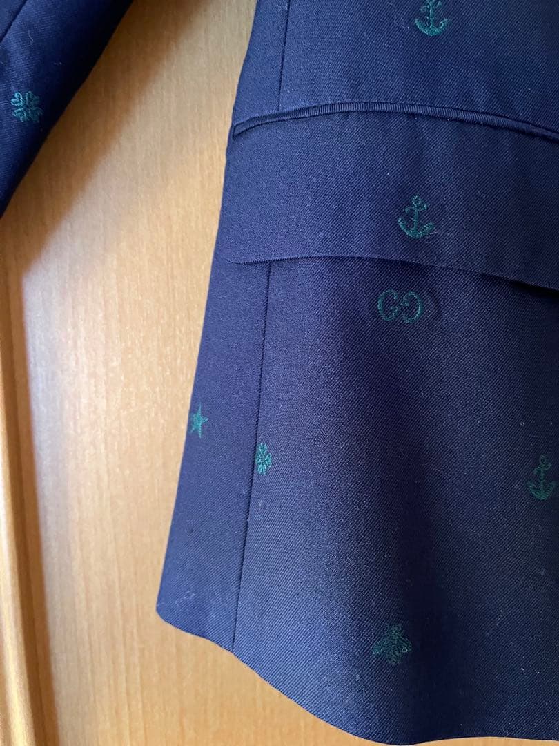 GUCCIネイビー ブレザー