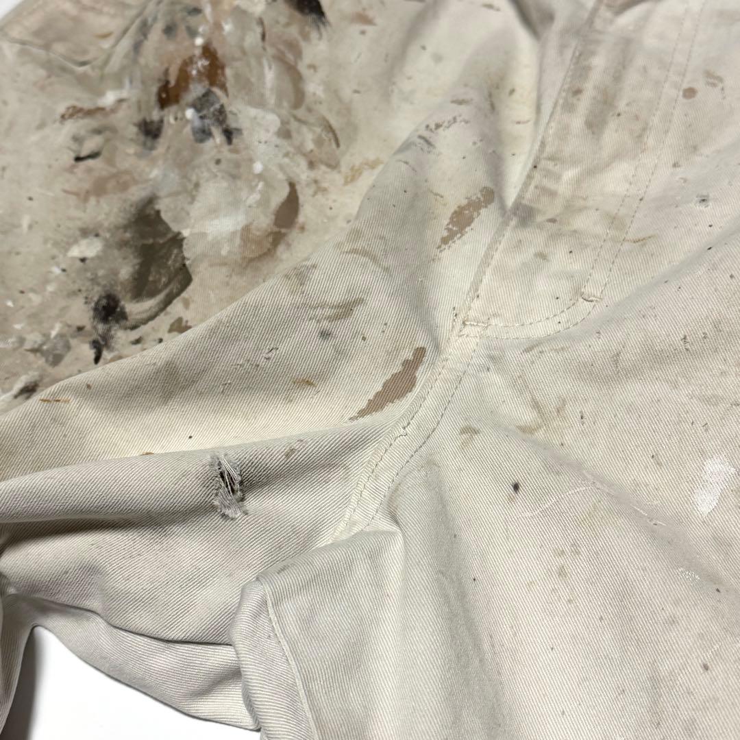 け*ろ様 w104㎝　グランジ　ラングラー　ペンキ　ペインター　ボトムス　オーバ