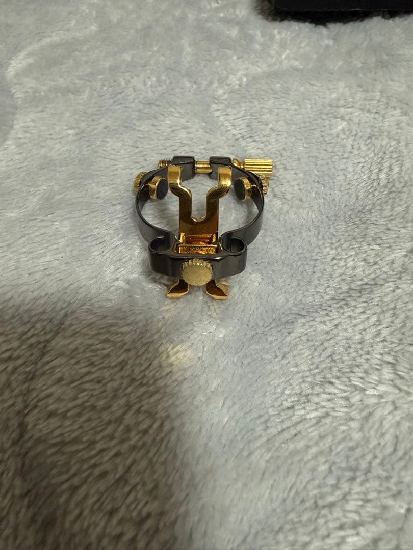 JLV ソプラノサックス用リガチャー　プラチナメッキ