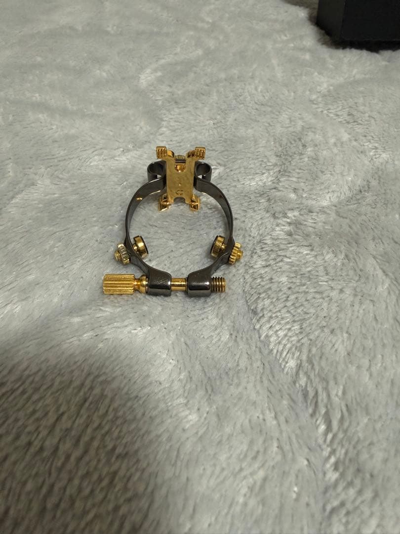 JLV ソプラノサックス用リガチャー　プラチナメッキ