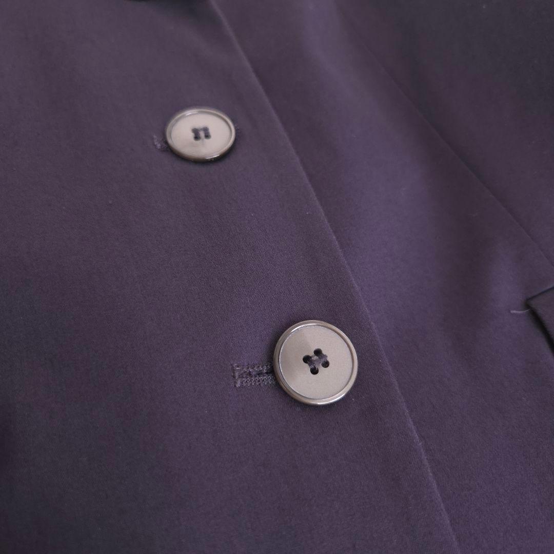 マックスマーラ テーラードジャケット 紺ブレ パフスリーブ ペプラム Lサイズ