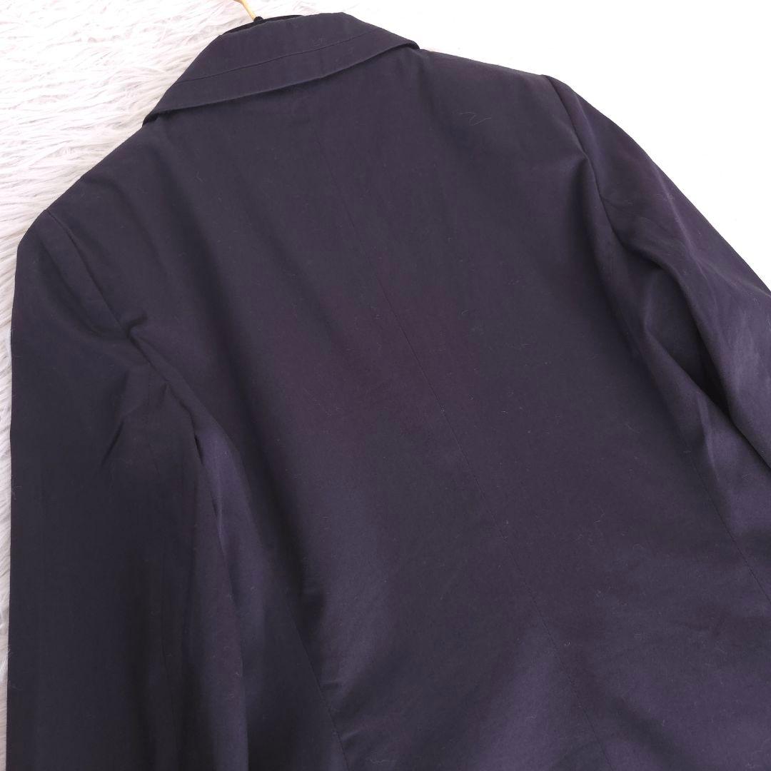 マックスマーラ テーラードジャケット 紺ブレ パフスリーブ ペプラム Lサイズ