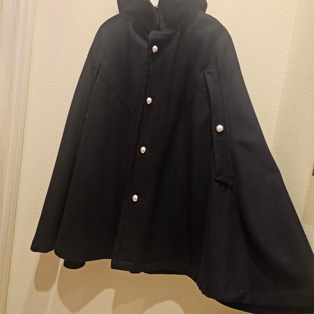 フランス軍レディース ウールケープ マント ポンチョ ミリタリー ケープ