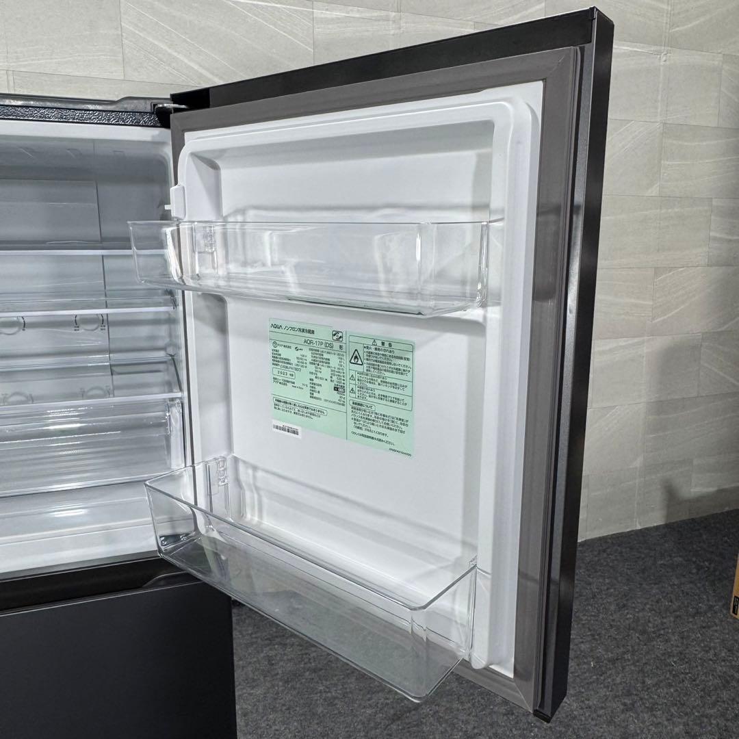清掃済み AQUA 冷蔵庫 AQR-17P 169L 2023年製 d5131