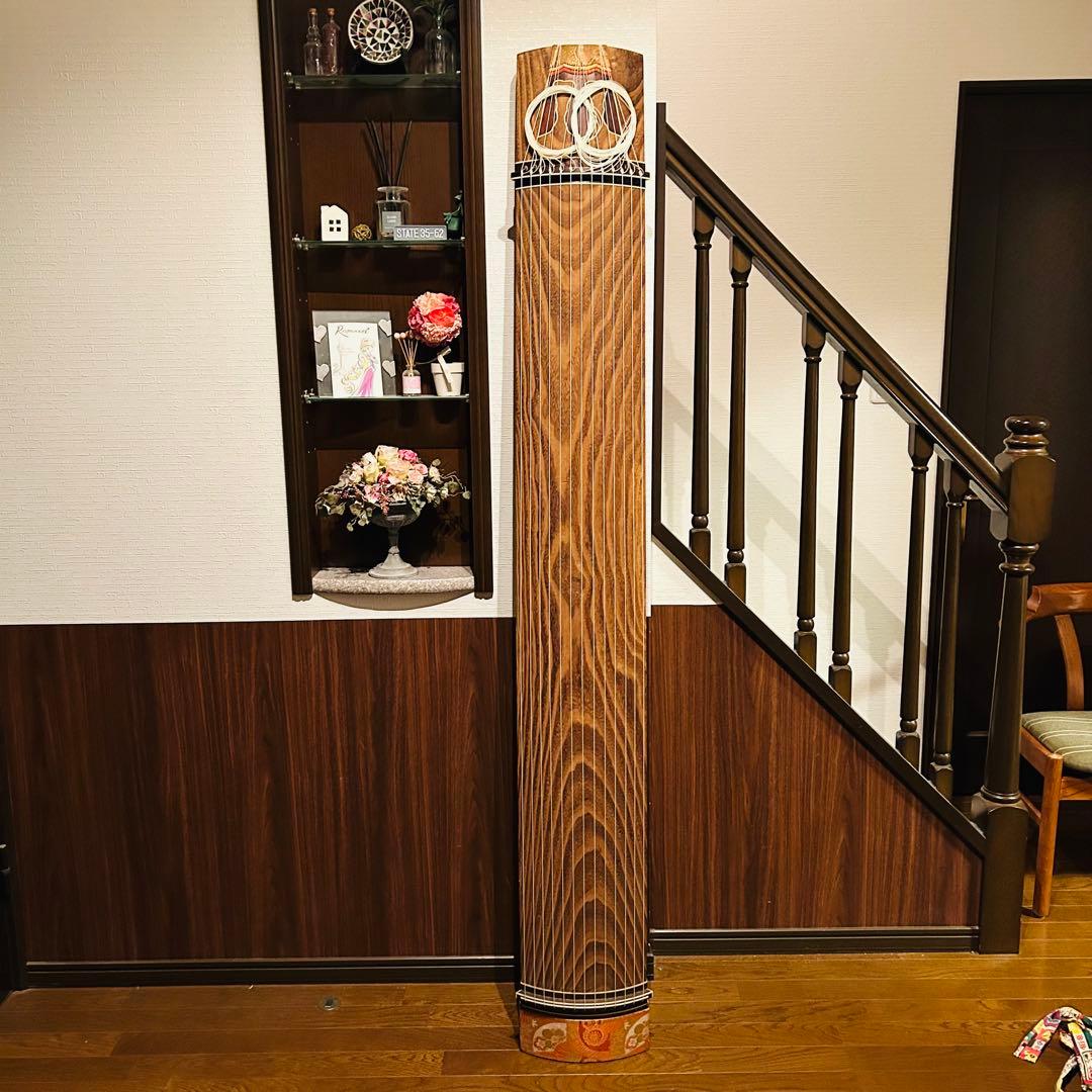 【良品】琴　和楽器　弦楽器 13弦 和琴 木製 13弦琴 ⑤