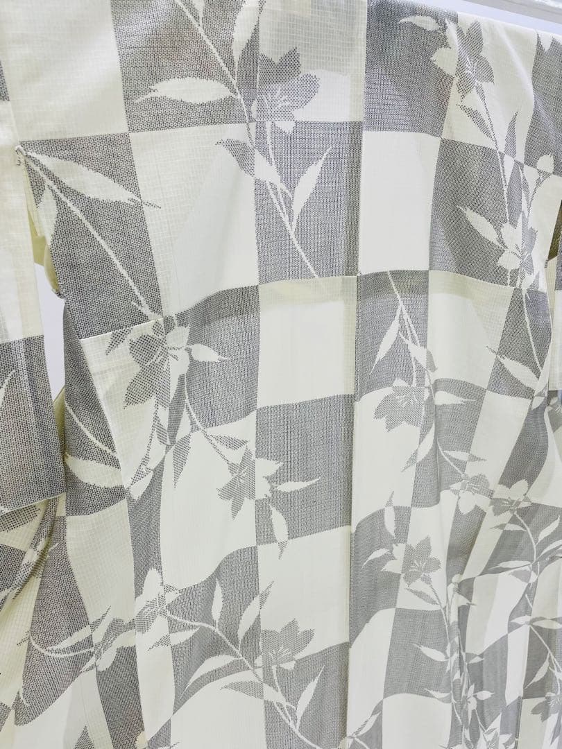 綿紅梅ゆかた　コシノジュンコ　お仕立て上がり（手縫い仕立て）