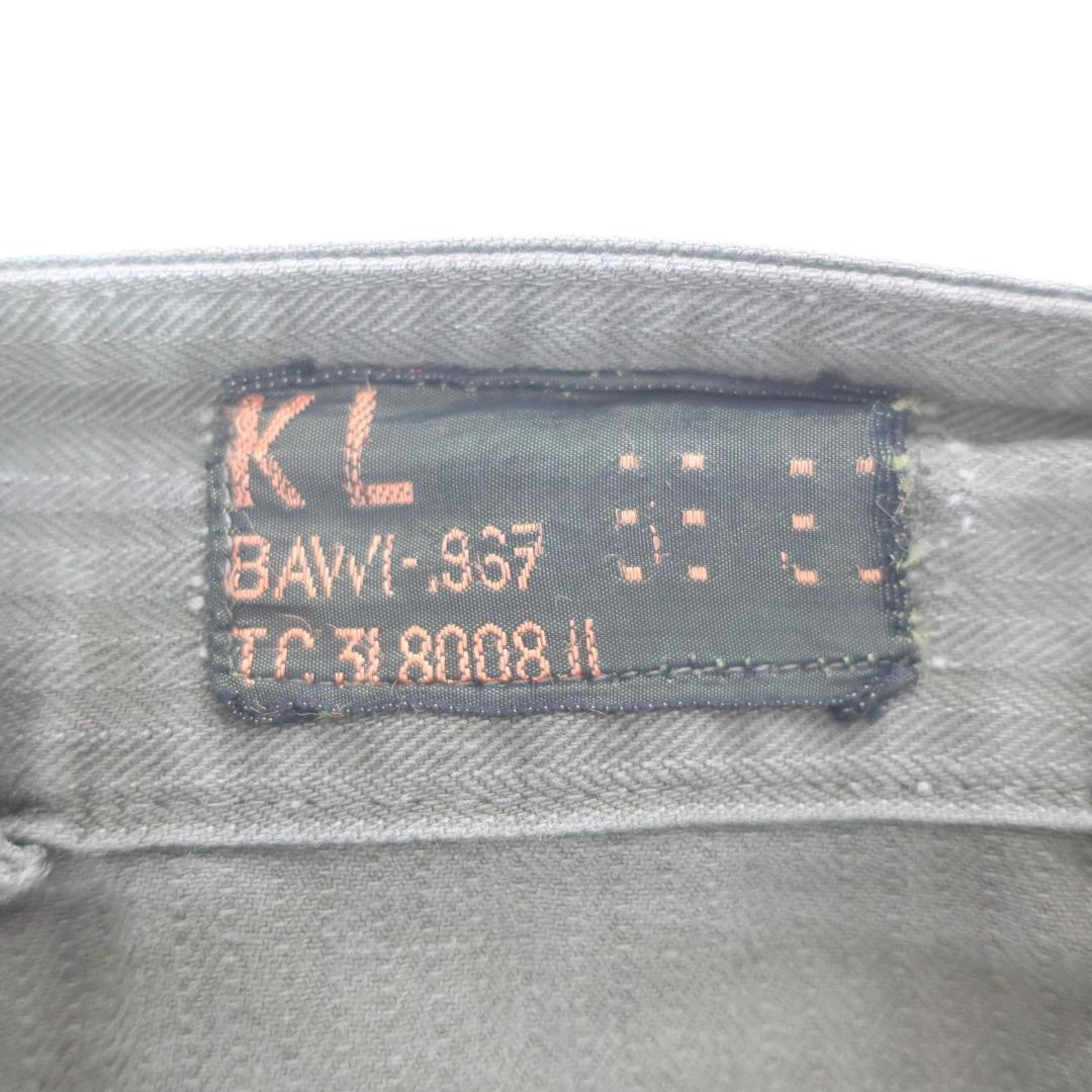VINTAGE オランダ軍 ミリタリー ヘリンボーン カーゴ パンツ 古着