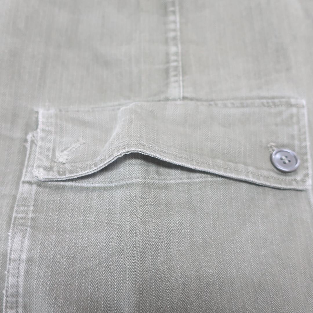 VINTAGE オランダ軍 ミリタリー ヘリンボーン カーゴ パンツ 古着