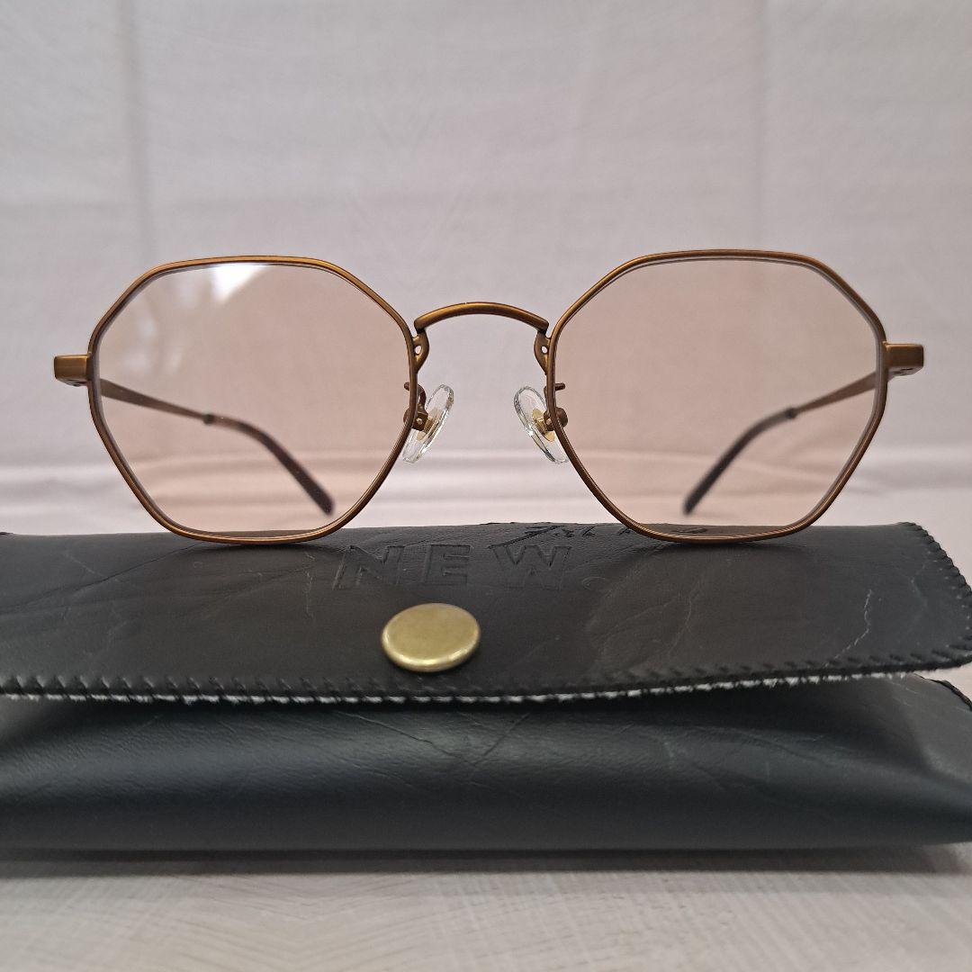 NEW.サングラス ANNEX C-2 アンティークゴールド(ブラウン) 男女兼