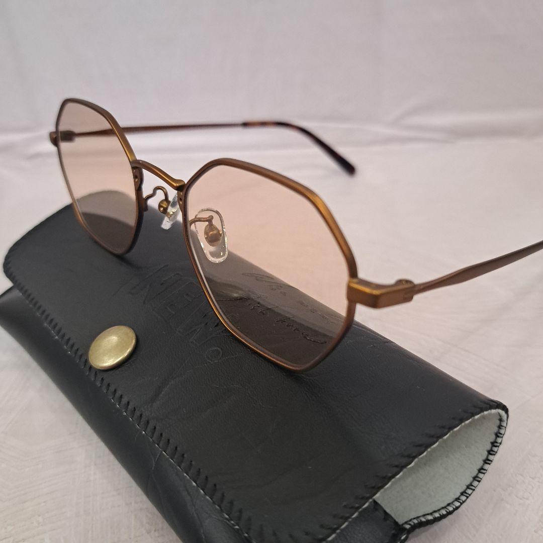 NEW.サングラス ANNEX C-2 アンティークゴールド(ブラウン) 男女兼