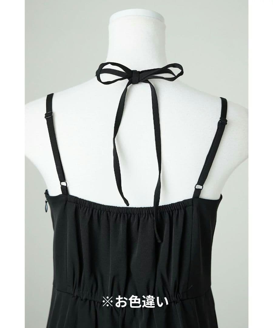 美品 niana ニアナ セットアップパンツドレス オールインワン L 大きい