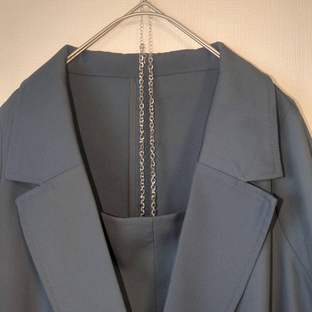 美品 niana ニアナ セットアップパンツドレス オールインワン L 大きい