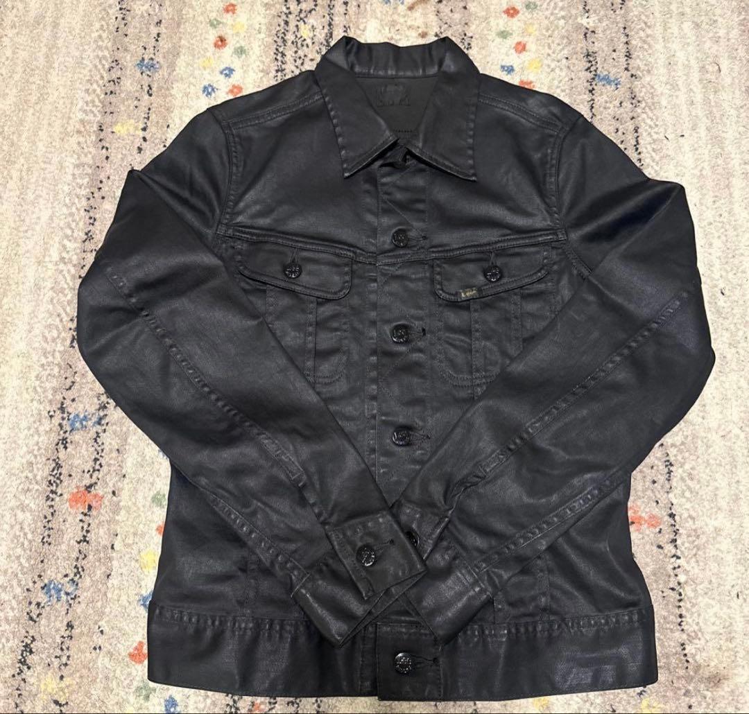 Lee/リー　コーティングデニムジャケット ブラック