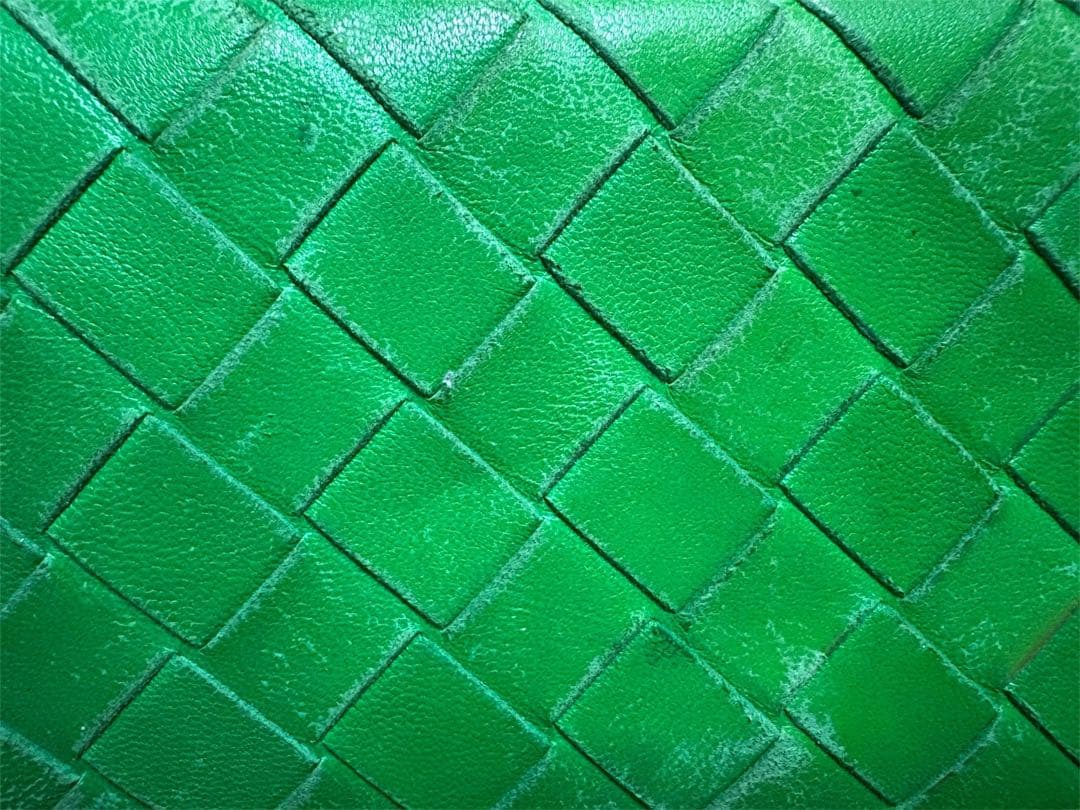 ボッテガ ヴェネタ 長財布 ラウンドファスナー グリーン