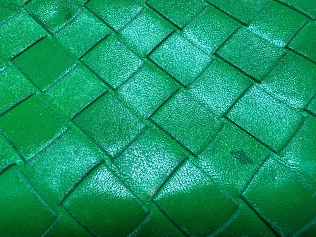 ボッテガ ヴェネタ 長財布 ラウンドファスナー グリーン