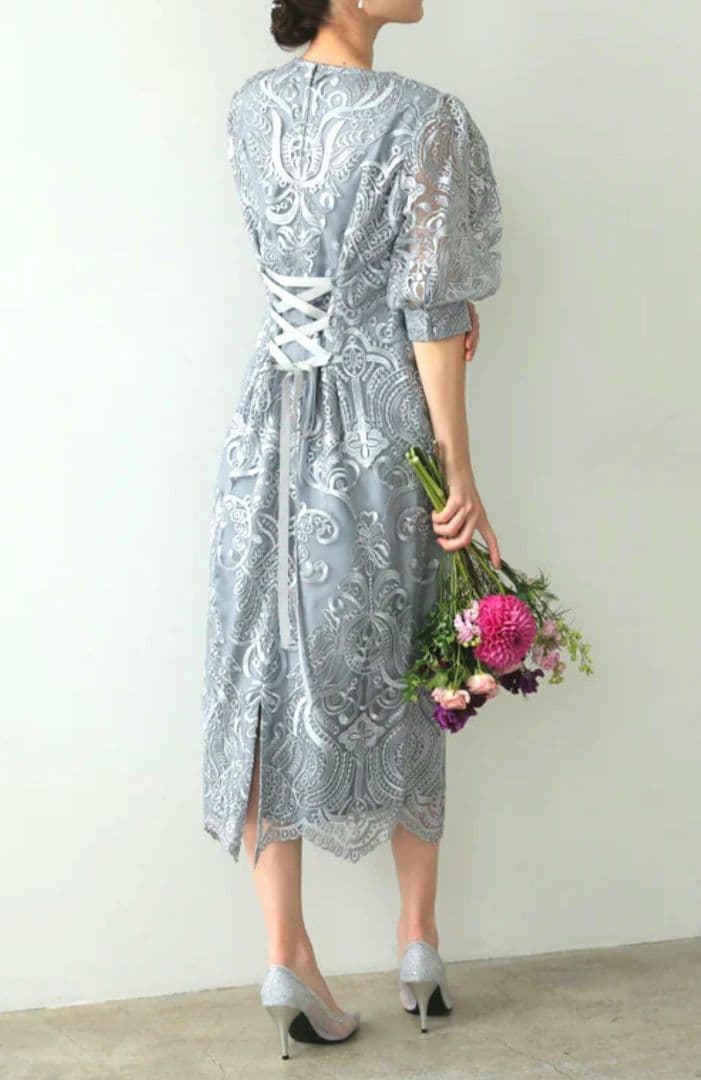 haremode　ハレモード　大きいサイズ　ロングワンピース　パーティードレス