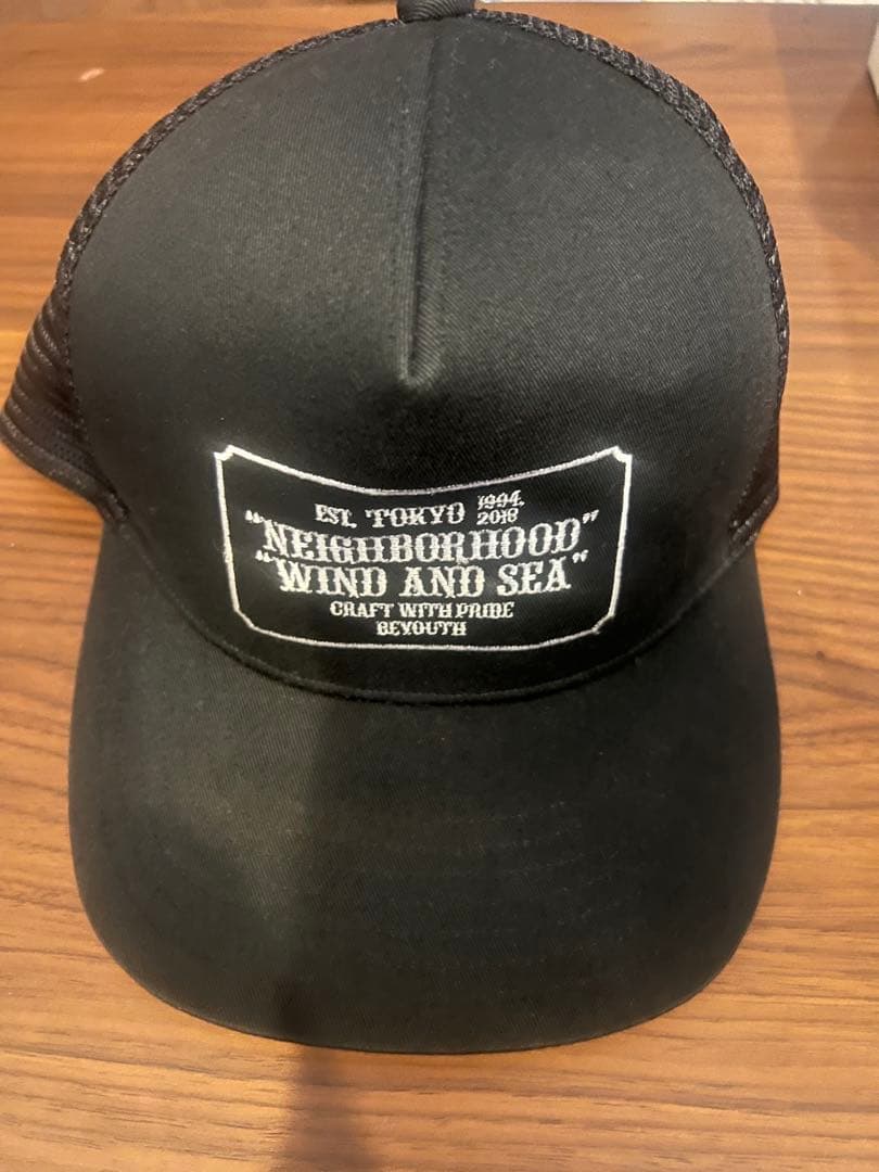 NEIGHBORHOOD WIND AND SEA メッシュキャップ黒