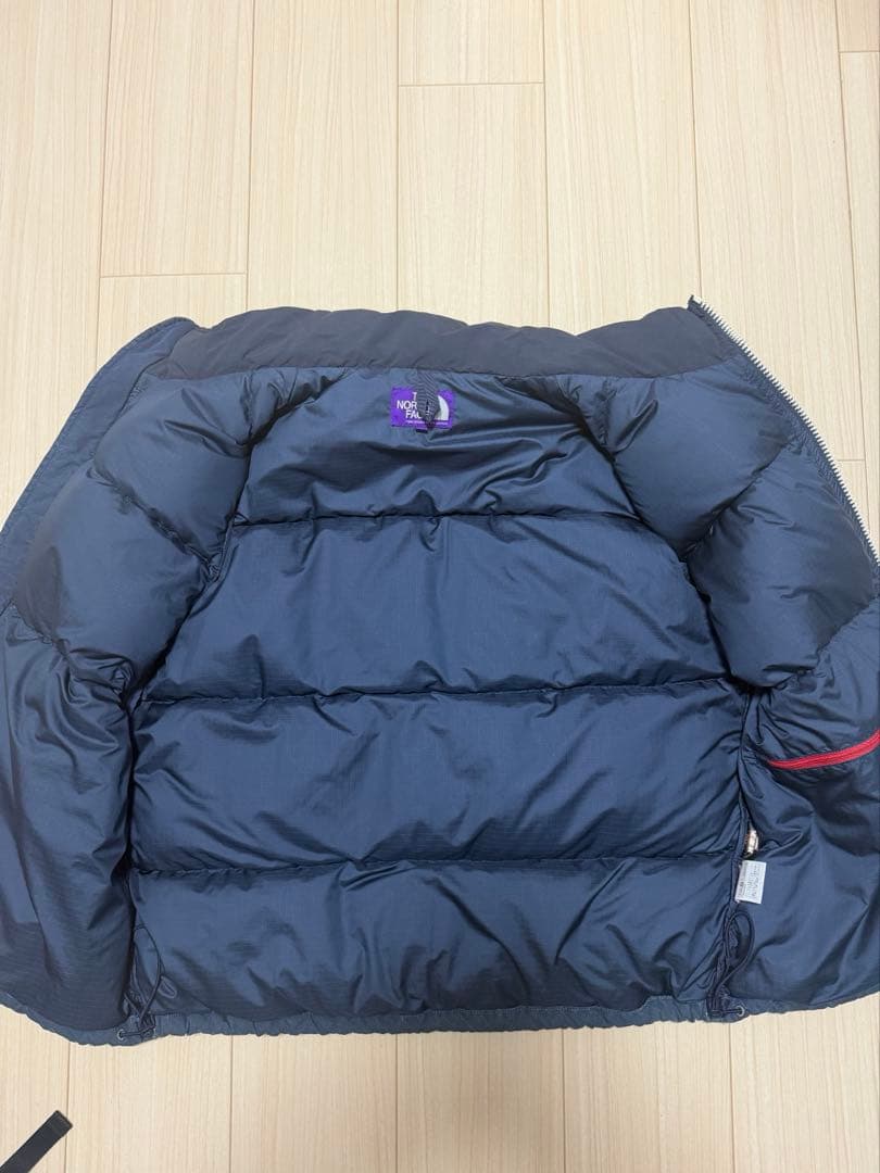 ノースフェイス　ダウンベスト　パープルレーベル　インディゴ